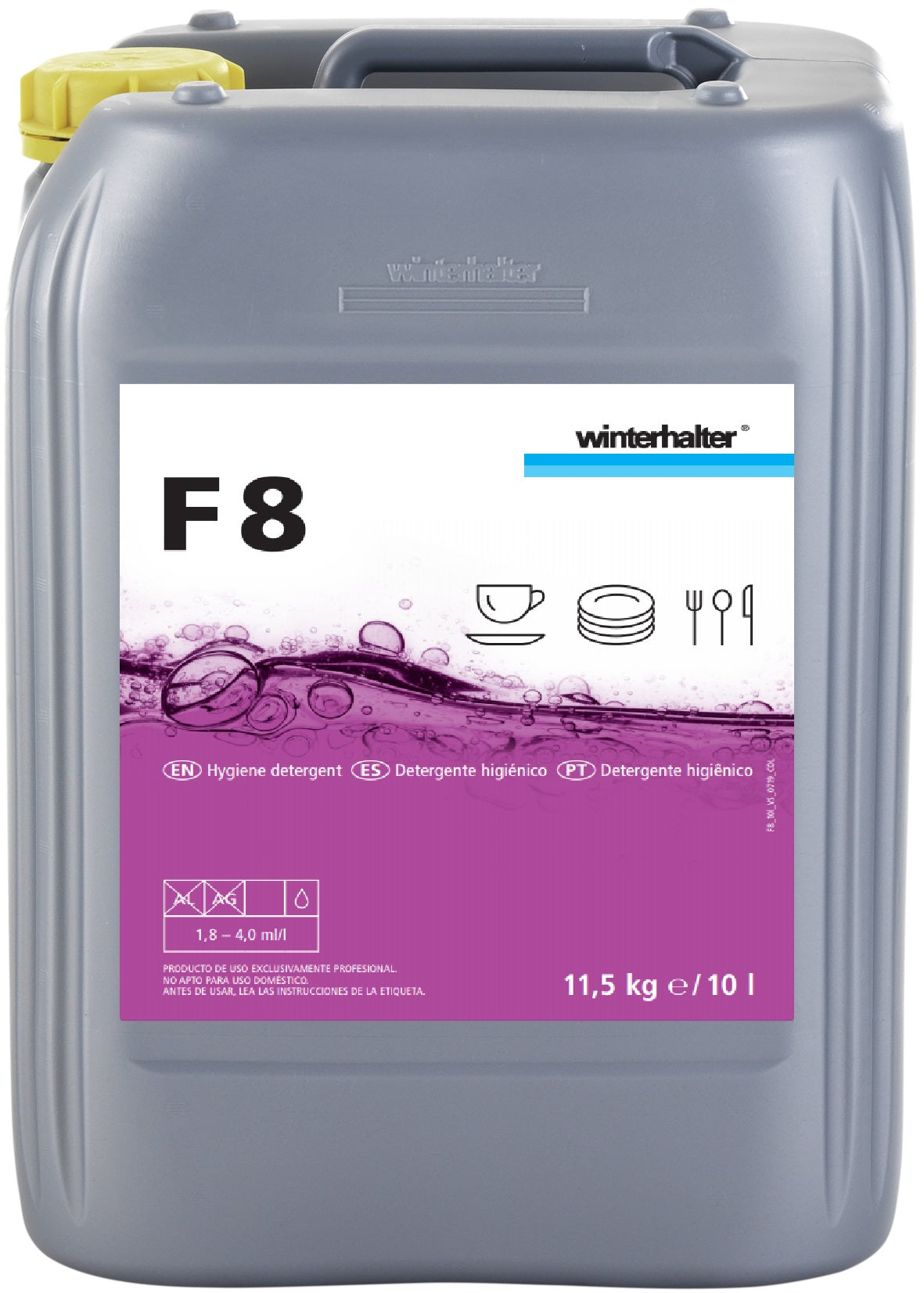 Detergente Lavavajillas Winterhalter F8 x 10L