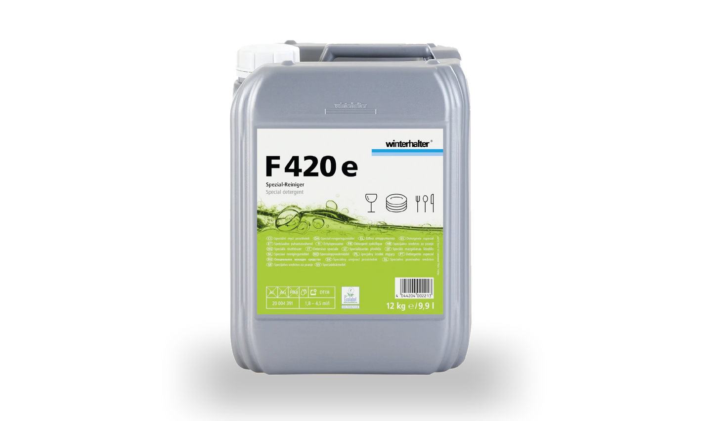 Detergente lavavajillas ecológico F420e x 10L